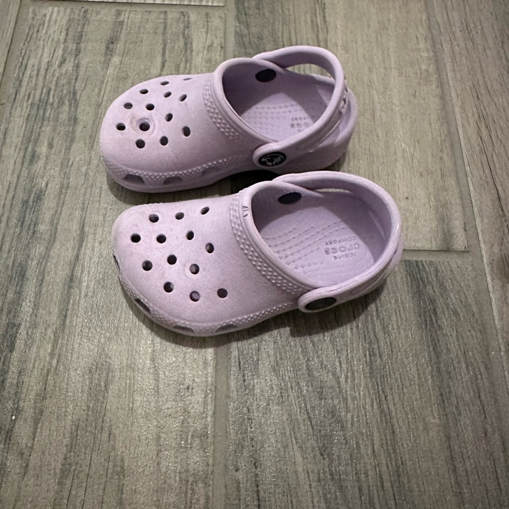 Kids Crocs Classic Clog - Purple